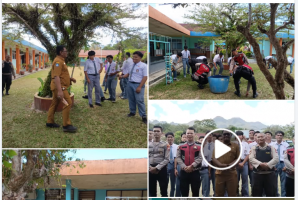 Kunjungan  Samapta Polres Lingga ke SMAN 1 Lingga untuk melaksanakan program  