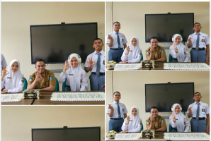 Siswa SMAN 1 Lingga mengikuti kegiatan Duta Generasi Berencana Tingkat Kabupaten Lingga Tahun 2026