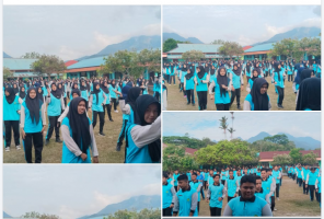 Senam Sehat SMA Negeri 1 Lingga